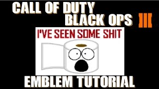 Cod Bo3 Call Of Duty Black Ops 3 Funny Emblem Tutorial
