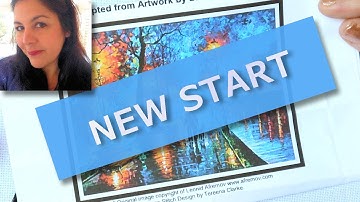 Flosstube NEW START Cross Stitch Design by Leonid Afremov