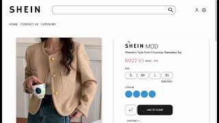 INTERACTIVE DESIGN Final Project Shein
