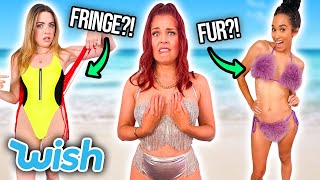The WEIRDEST Wish Swimsuits?! * fur, fringe & glitter *
