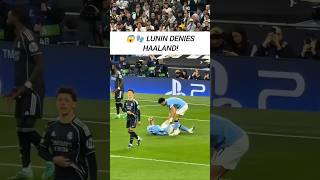 Andriy Lunin Vs Haaland 😳🧤🔥