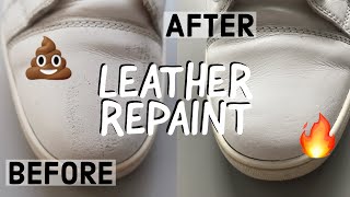 Re Painting White Leather Shoes Fixing Scuffs Christian Louboutin