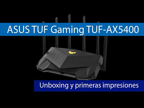 ASUS TUF Gaming TUF-AX5400: Conoce este router GAMING con WiFi 6 de alto rendimiento
