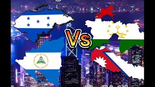 Nicaragua y Honduras vs Tayikistán y Nepal 😱😱 (DUELOS DE PAÍSES)