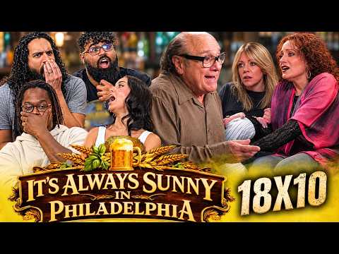 THE SEASON FINALE! | It's Always Sunny - 18x10 The Guys Have a Sleepover | Group Reaction