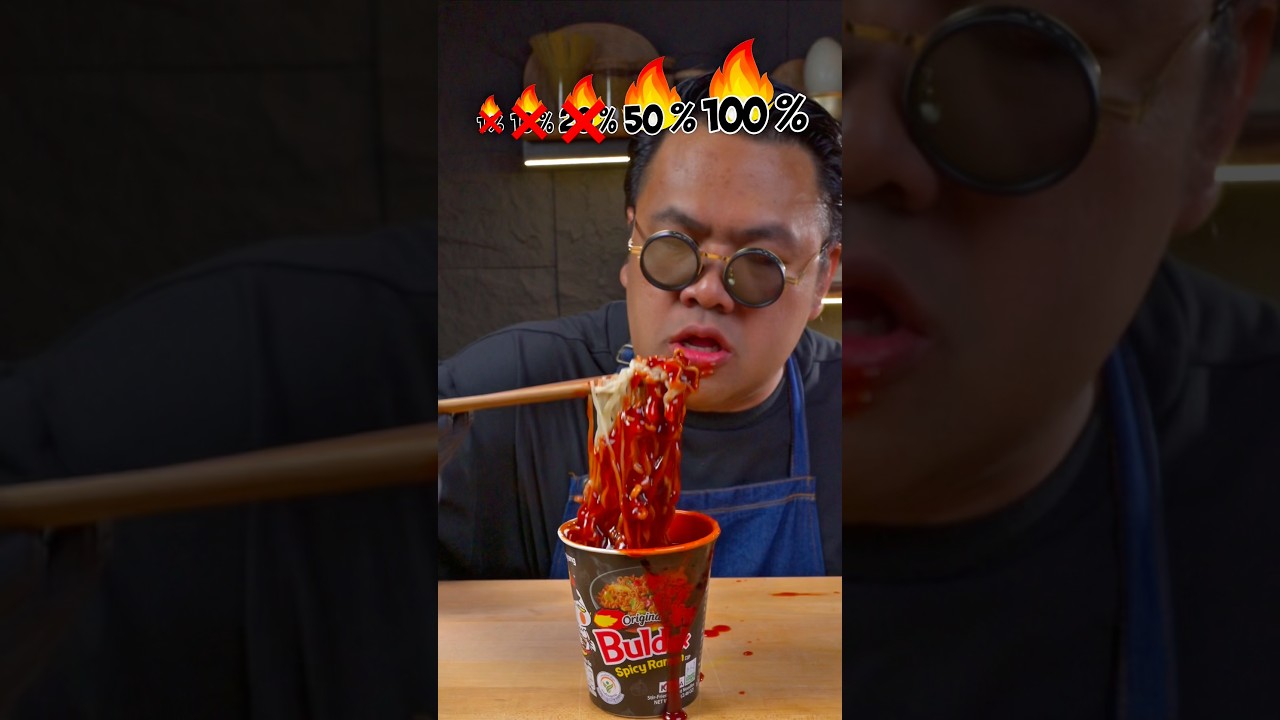 Buldak🔥No Reaction? #Buldak #funny #shorts #challenge #bankii