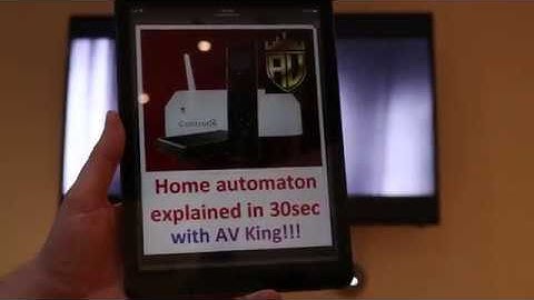 Home Automation explained by AV King in 30sec - Control4, Google Home and MusicCast on demo