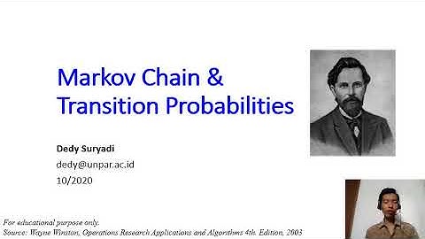 OR3 Week 4.2 Markov Chain & Transition Probabilities
