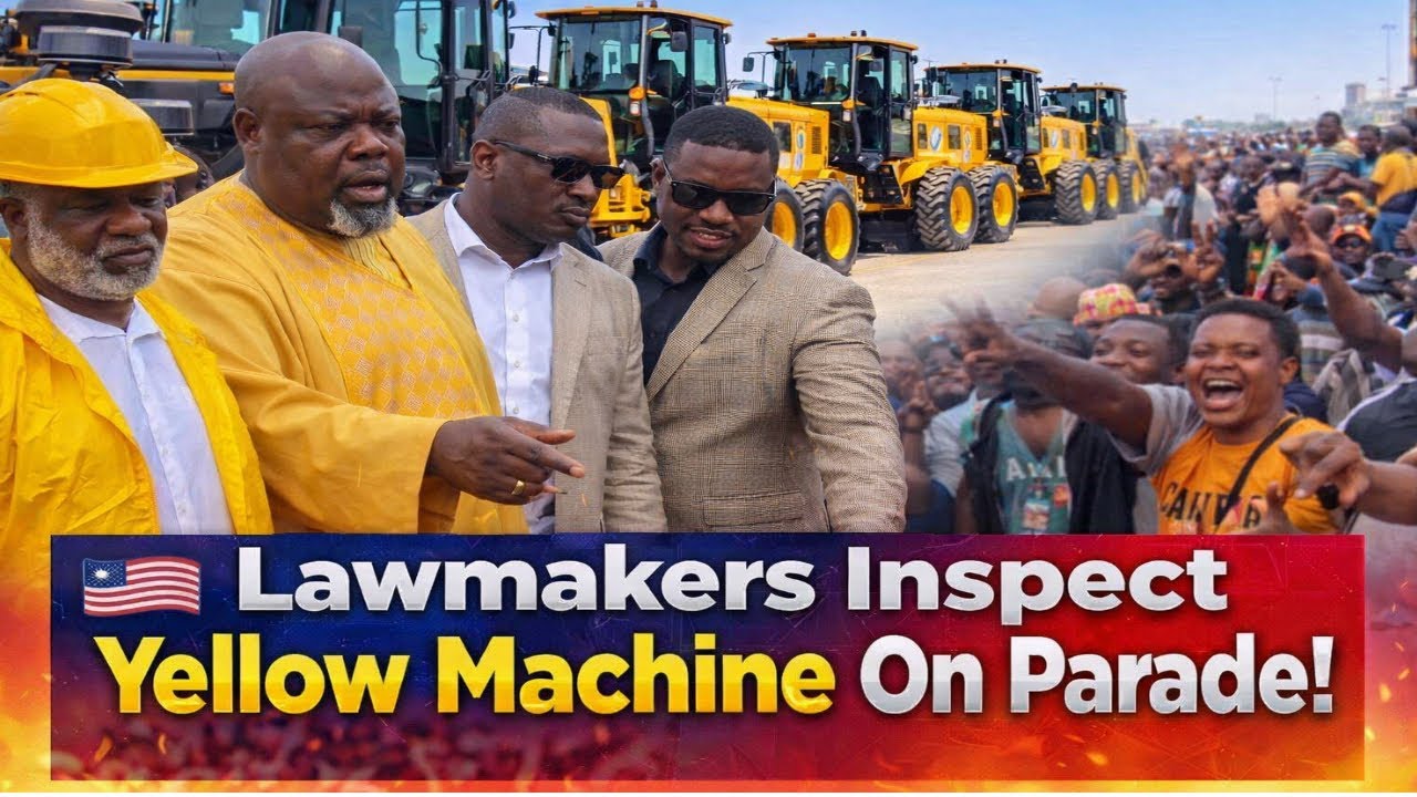 Законодатели осмотрели желтую машину на параде!