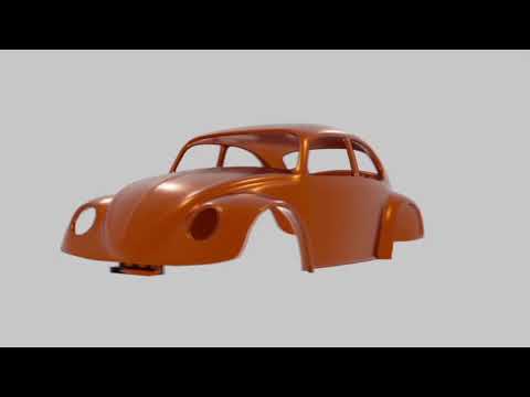 ミニ四駆自作 ビートルのボディー 3dプリンター Elegoo Mars 2 Pro Youtube