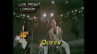 Queen - Crazy Little Thing Called Love (ABC - Live Aid 7/13/1985)