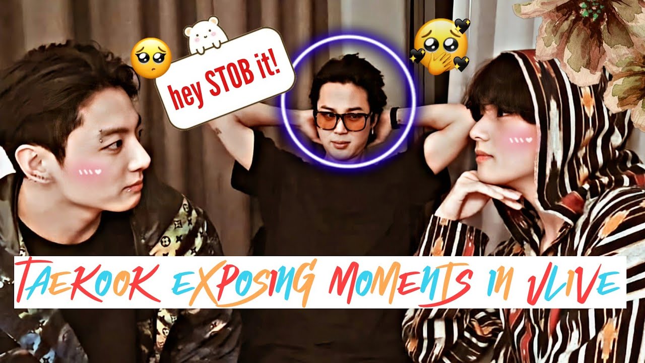 Jimin struggling to handle flirty Taekook  ||Vminkook vlive analysis full Eng Sub