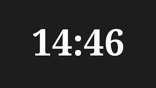 14 Minutes 46 Seconds Countdown Timer