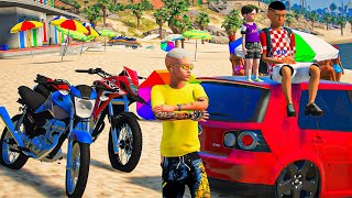 ESPECIAL ANO NOVO FOMOS PARA PRAIA | GTA 5: VIDA REAL #460