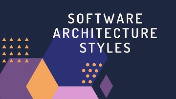 Lect-5: Software Architecture styles