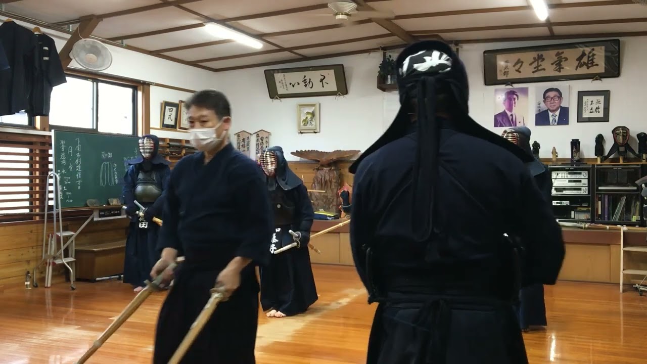 剣道　二刀　二刀稽古会　藤井先生による太刀側の小手に対する防御方法（長崎）