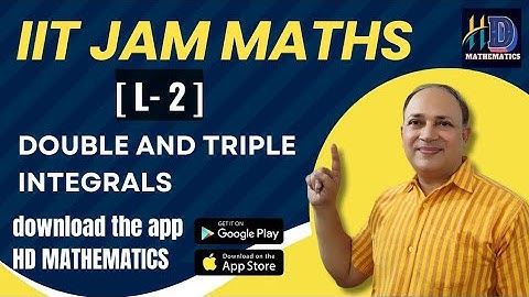 Double and triple integrals for iit jam // iit jam mathematics // complete iit jam mathematics sylla