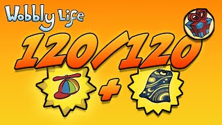 Alle 120 GESCHENKE 🎁 Zauberumhang + Propeller Hat UNLOCK | Wobbly Life WIZARD Update 0.95+