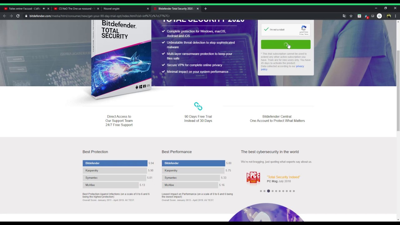 TOTALE FREE Bitdefender Total Security 2020   90 Day  2019 11 23 01 05 30