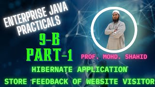 Enterprise Java Practical No.9-B(Part1) : Hibernate