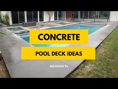 Video: 75+ Amazing Concrete Pool Deck Ideas Around The Worlds