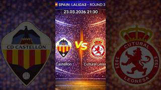 Castellon vs Cultural Leonesa | LaLiga2 Prediction | 23 Mar 2026 ⚽🔥