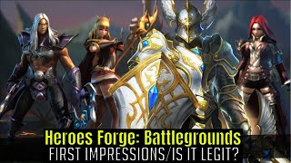 Heroes Forge: Battlegrounds/First Impressions/Is It Legit/Another Raid Clone screenshot 3