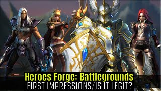 Heroes Forge: Battlegrounds/First Impressions/Is It Legit/Another Raid Clone screenshot 5