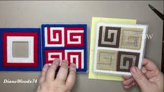🟩 How to cut the center of a lid | Tutorial | Plastic Canvas