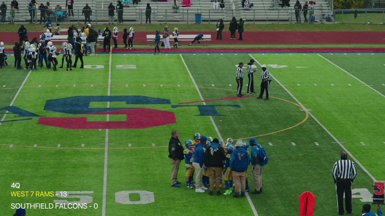 🔥🔥Southfield Falcons vs West 7 Rams | 9U Youth Football