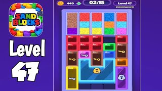Sand Blocks Level 47 Walkthrough Solution