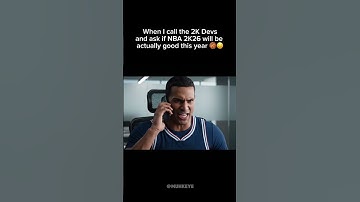 Thumbnail of ASKING 2K DEVS IF NBA 2K26 WILL BE GOOD 🏀🤣 #basketball #shorts