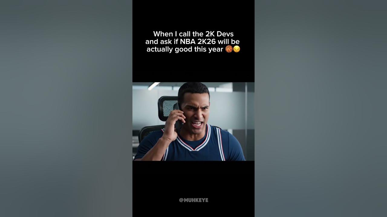 ASKING 2K DEVS IF NBA 2K26 WILL BE GOOD 🏀🤣 #basketball #shorts