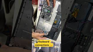 Keyboard connection on laptop ✅ #shorts #laptop #laptoprepair #laptopkeyboard #helpbyravi #viral