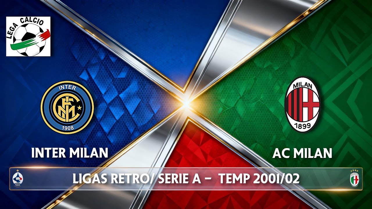 PES21 - Ligas Retro | Temp 2001/02| Serie A | 🔵⚫ Inter de Milán 🆚 AC Milan 🔴⚫| FUMA