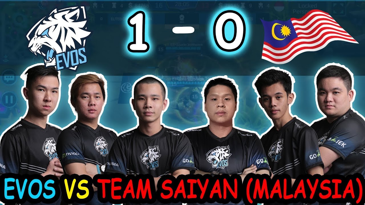 EVOS VS TEAM SAIYAN 1 0 SHOW MATCH EVOS MEWAKILIN INDO VS MALAYSIA YouTube