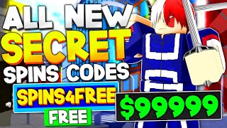 ALL NEW *FREE SECRET SPINS* CODES in MY HERO MANIA CODES! (My Hero