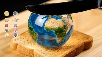 Planet Spread on Toast 🍞🌍 | AI ASMR – Oddly Satisfying & Relaxing