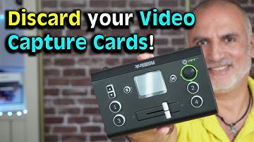 THROW AWAY YOUR CAPTURE CARDS! RGBLink Mini pro video switcher does it all