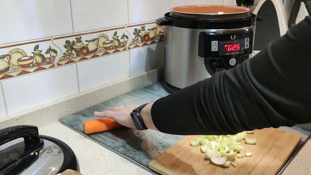 Crema de verduras detox. en olla GM F o a presión.