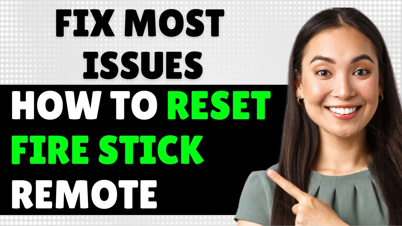 How to Reset Fire Stick Remote & Fix Most Issues - Full Tutorial - YouTube