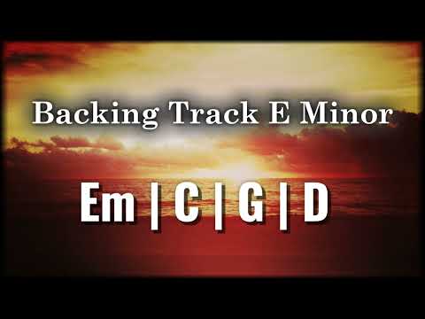 Emotional Rock Pop Backing Track E Minor | 80 BPM | Guitar Backing Track