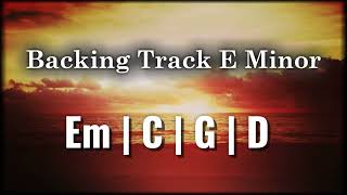 Video thumbnail of "Emotional Rock Pop Backing Track E Minor | 80 BPM | Guitar Backing Track"