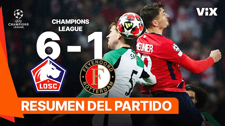 Lille 6-1 Feyenoord | Game Highlights | UEFA CHAMPIONS LEAGUE | ViX