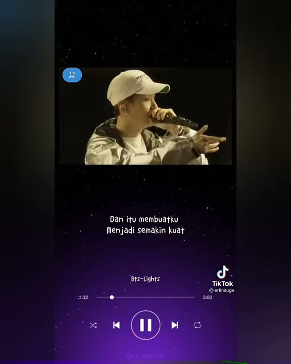 Story Wa/Ig Keren Lights by BTS || Terjemahan Lirik