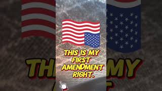 This is my first amendment right, part two.