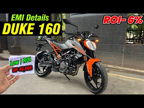 किस्तों पर लो 🔥2025 KTM Duke 160 Loan Details 💸 EMI | Ktm Duke Finance Details & Low Down Payment