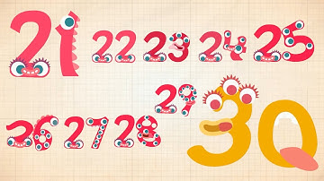 Endless Numbers - Learn to Count from 21 to 30 & Simple Addition With the Adorable Endless Monsters