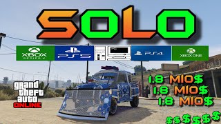 GTA 5 Money Glitch⚡SOLO⚡Immer wieder 1.8 Mio$⚡Für alle Systeme⚡Sehr einfach & schnell saubere Kopien