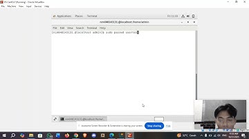 Tugas 1 - Administrasi Server // Mengganti password user (usertest)